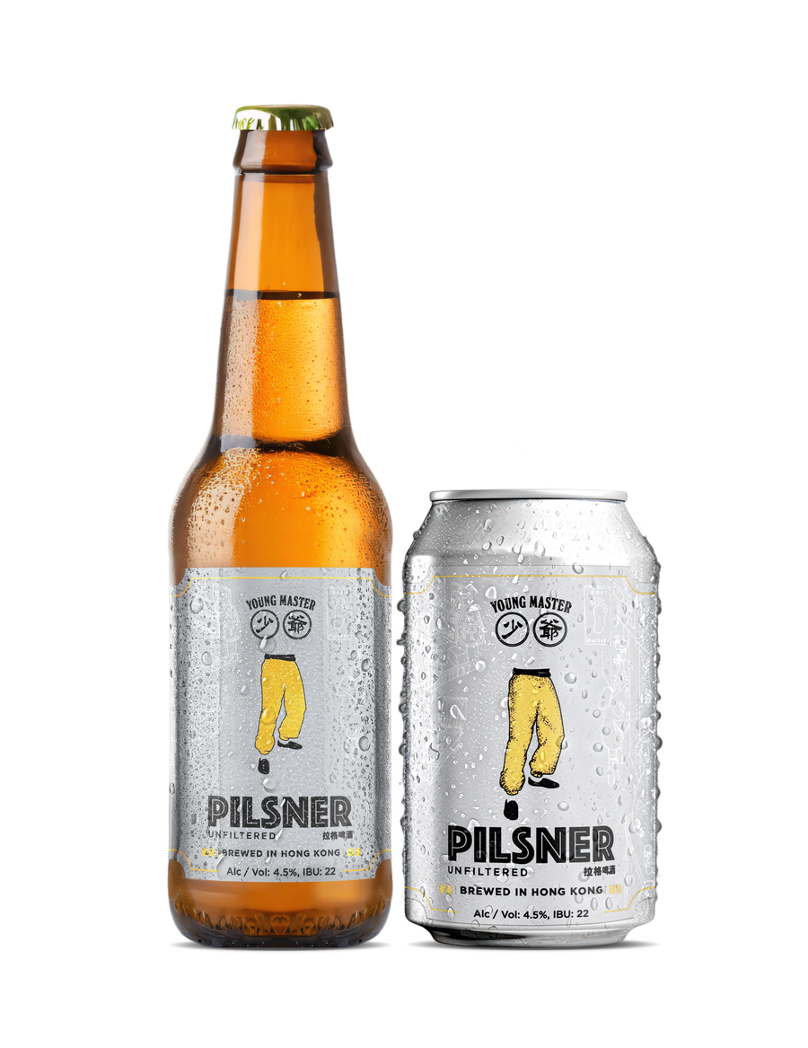 Young Master Brewery 少爺啤 | Pilsner Unfiltered Lager 330ml Pack