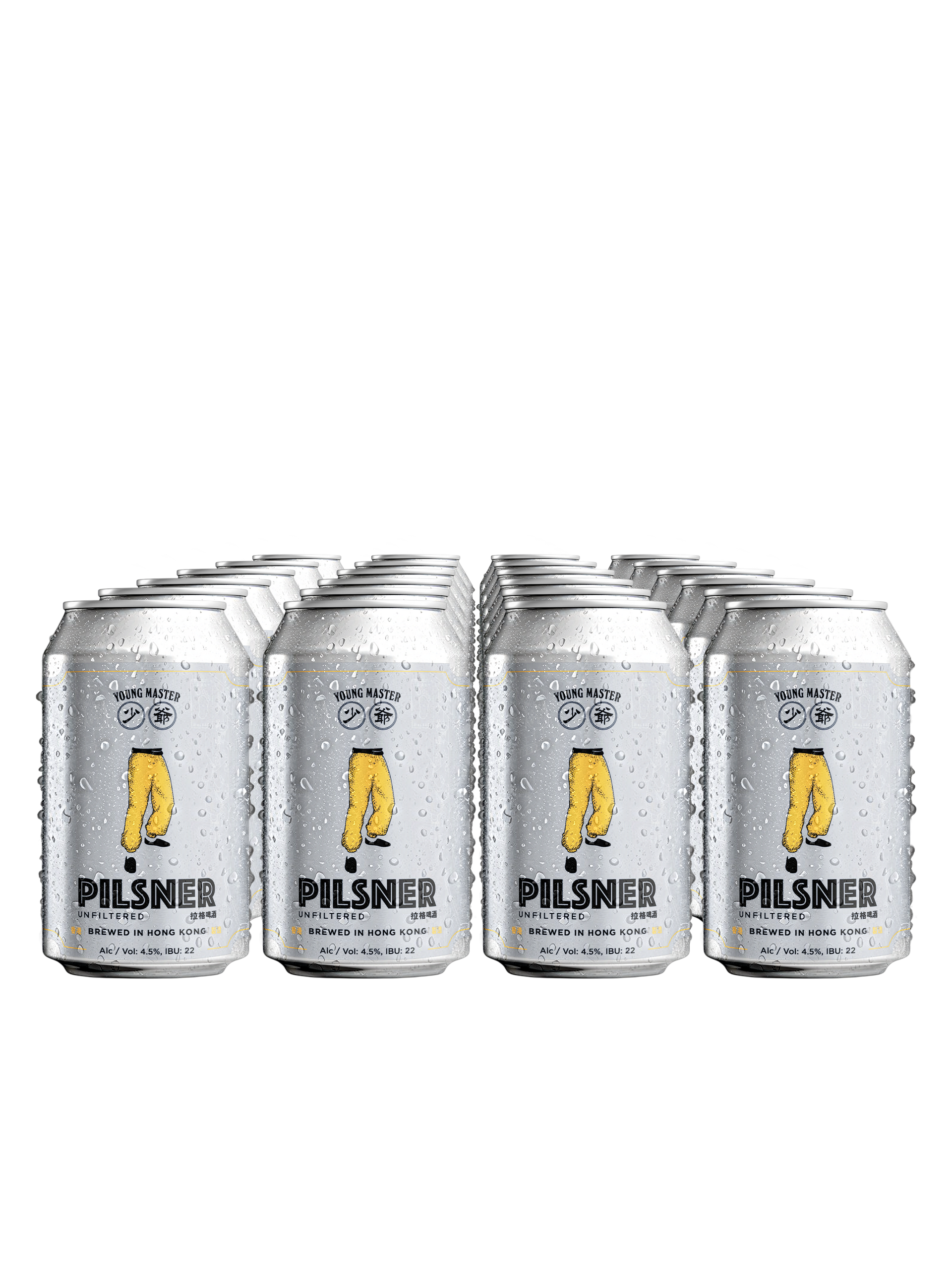 Young Master Brewery 少爺啤 | Pilsner Unfiltered Lager 330ml Pack